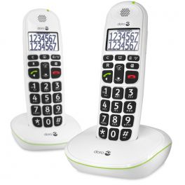 Doro PhoneEasy 110 Duo Blanc | Téléphone sans fil