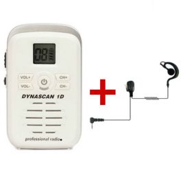 Pack Dynascan 1D blanc + Kit contour d'oreille