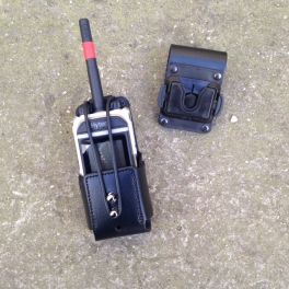 Etui universel en cuir pour talkie walkie