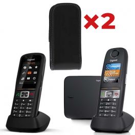 Gigaset E630 + Gigaset R700H Pro + 2 housses