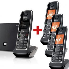 Gigaset C530IP Duo + 3 combinés supplémentaires C530HX
