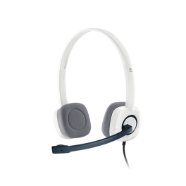 Logitech H150 Stereofonico Padiglione auricolare Bianco