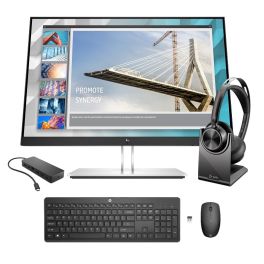 Pack HP Poly - Écran WUXGA 24'', Voyager Focus2  avec accessoires