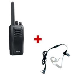 Pack Bodyguard : Kenwood TK-3501 + Kit bodyguard écouteur transparent Vox / PTT