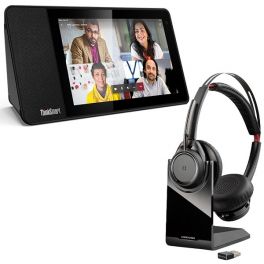 Pack Lenovo ThinkSmart View Teams + Poly Voyager Focus