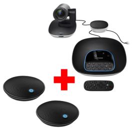 Logitech Group + 2 micros d'extension