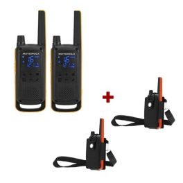 Pack de 2 Motorola Talkabout T82 + Étuis de protection