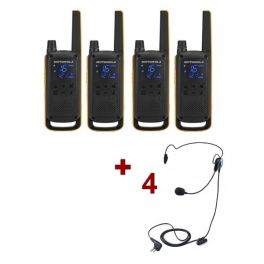 Pack de 4 Motorola Talkabout T82 Extreme + Contour de nuque