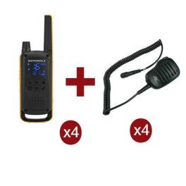 Pack Motorola TLKR T82 Extreme Quad + 4 micros HP