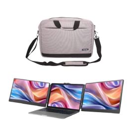 Cleyver double extension d'écran 14'' pour PC/Mac + Housse