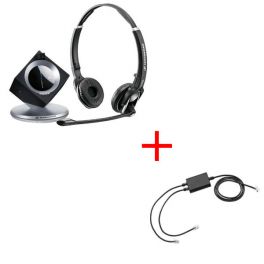Pack pour Snom: Casque DW 30 Phone + cordon décroché électronique EHS