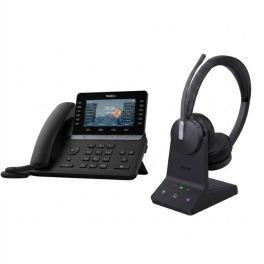 Pack Teléfono IP Yealink T85W + Yealink WH64 Auricular Inalámbrico Duo - IA