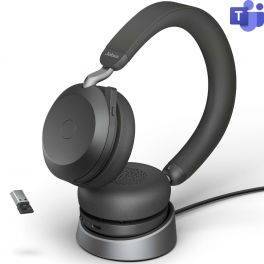 Jabra Evolve2 75 USB-A Microsoft Teams + Socle de charge