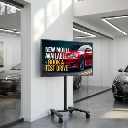 Philips Q-Line 43 mobile digital signage display