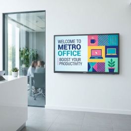 Philips Q-Line 65 digital signage wall display