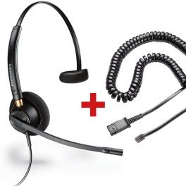 Pack Plantronics Encore Pro 510 + câble QD étiro