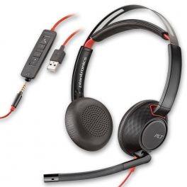 Casque PC avec Micro, Casque Audio Filaire, Casque USB/Type-C/3,5 mm