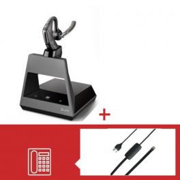 Pack Plantronics Voyager 5200 Office USB-A téléphone Avaya