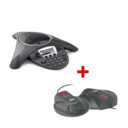 Polycom Soundstation IP6000 + 2 micros d'extension