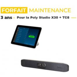 Maintenance Poly+ 3 ans pour Poly Studio X30 + TC8