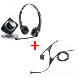 Pack pour Alcatel: Casque DW 30 Phone + cordon décroché électronique EHS