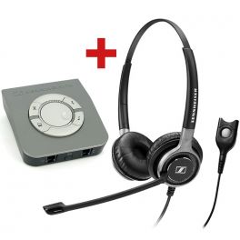 Pack spécial centre d'appels: Sennheiser SC630 + protecteur acoustique UI770