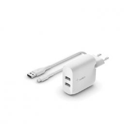 Belkin chargeur secteur 2 ports + câble micro-USB