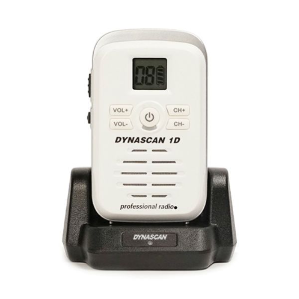 Dynascan Talkie Walkie 1D Blanc | Talkies Walkies robustes