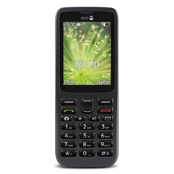 Doro PhoneEasy 5516 Débloqué Blanc Grand Téléphone Portable mineur craquelé 