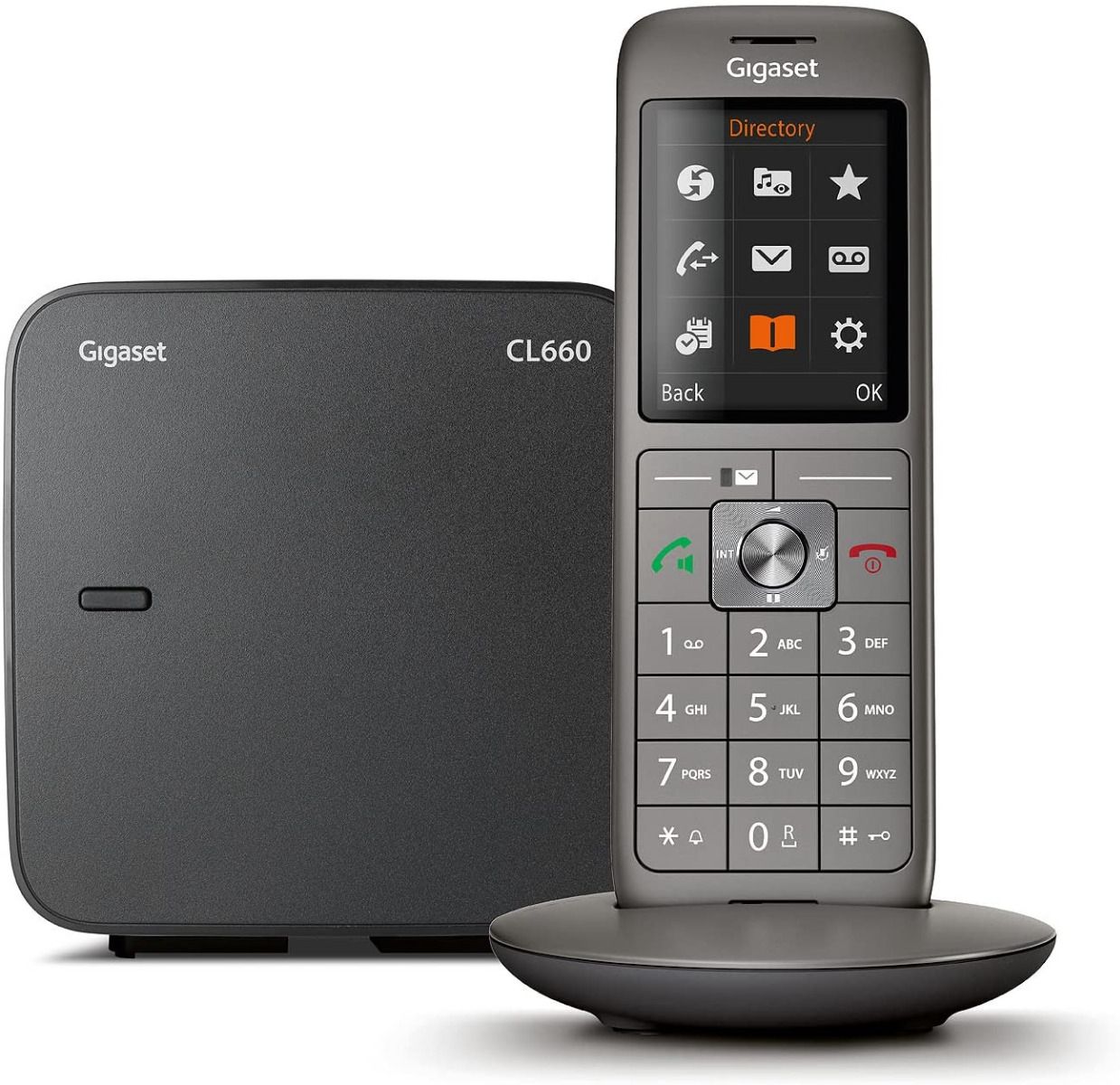 GIGASET CL 660 A Blanc Téléphone Fixe sans fil avec répondeur avec