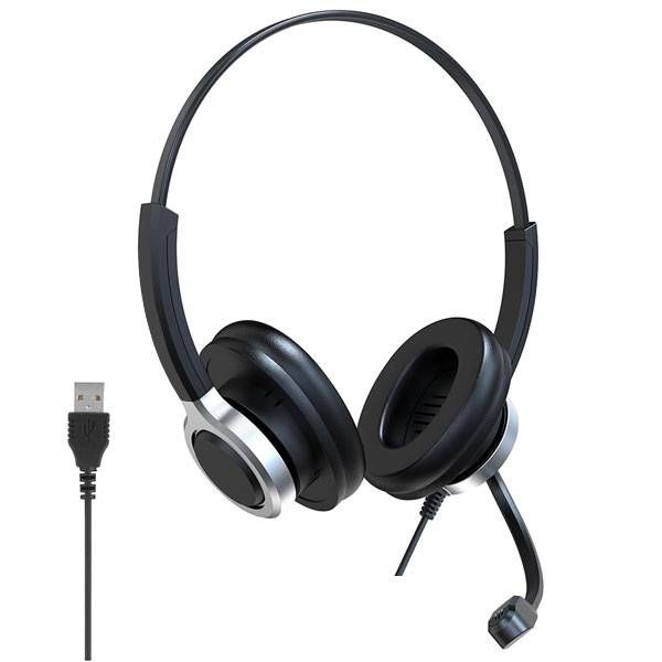 Casque Duo USB avec Annulation Active de Bruit| Onedirect.fr