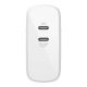 Belkin chargeur secteur 2 ports USB-C 63W