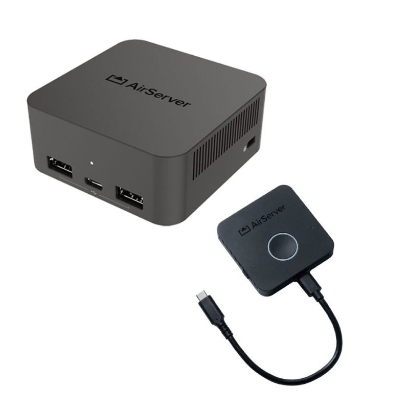 Pack AirServer Connect 3 + Bouton BYOM – Partage sans fil 4K