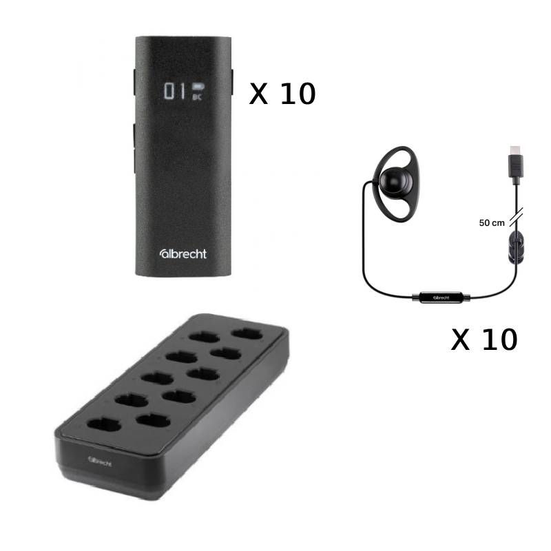 Albrecht TecTalk Biz Talkie Walkie avec Accessoires