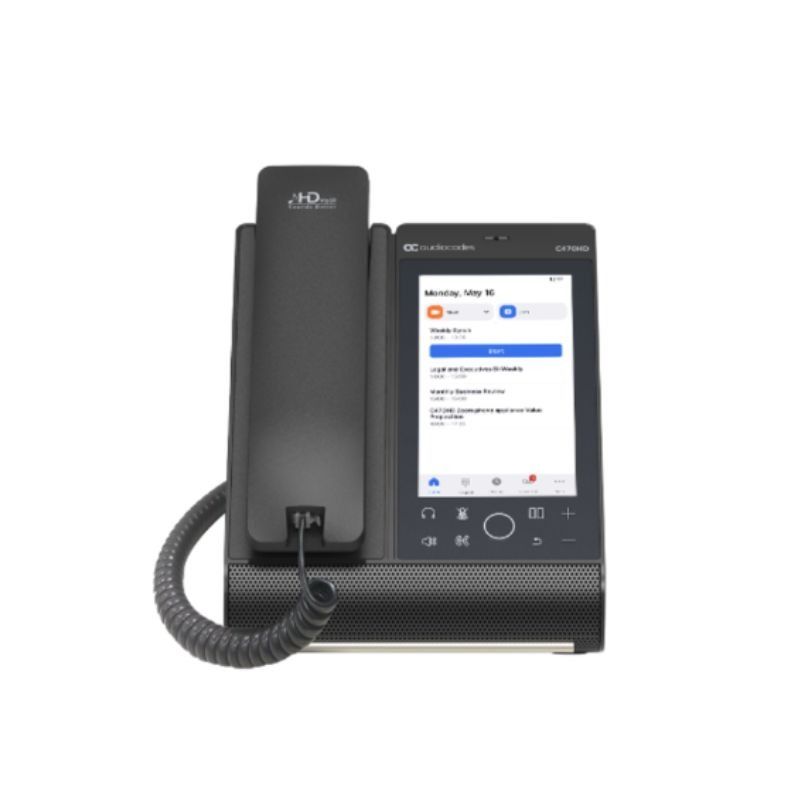 AudioCodes C470HD Téléphone IP Zoom avec écran tactile