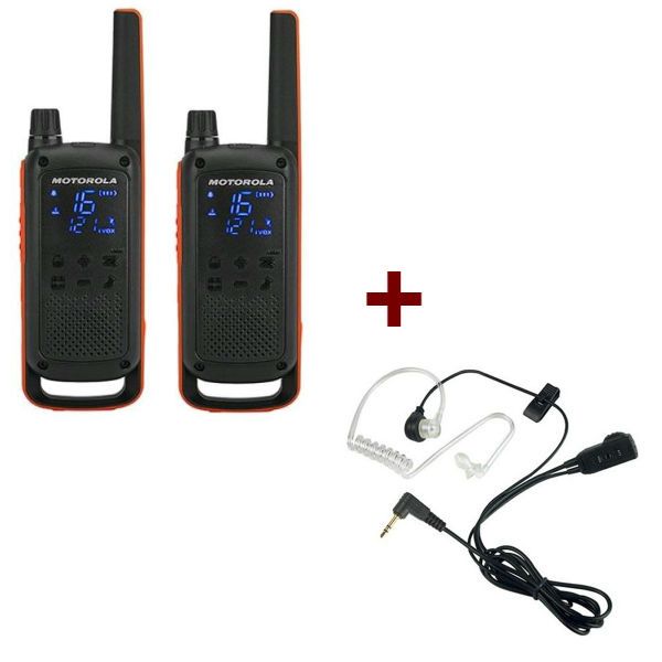 Motorola TLKR T82 + 2 kits bodyguard