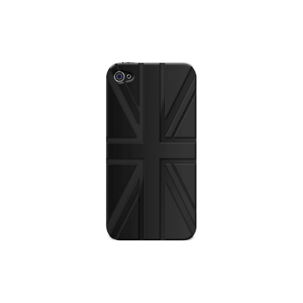Coque iPhone 4/4S drapeau UK noir