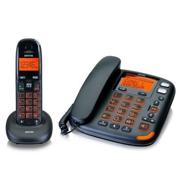 Téléphone Sans Fil Switel Vita Combo DCT 50072 