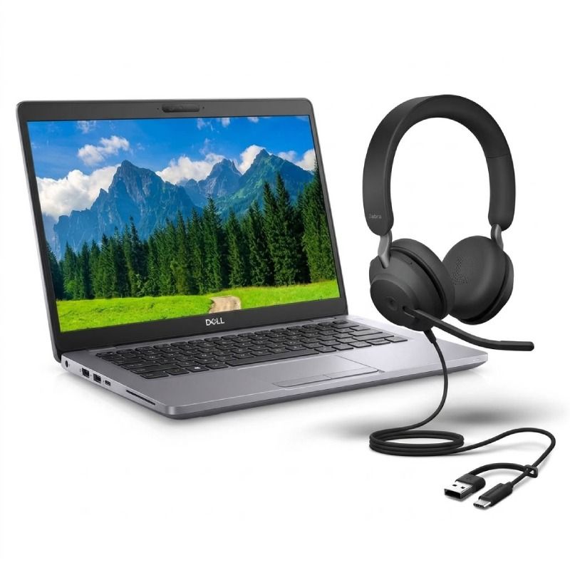 Kit de collaboration Dell Latitude 5410 + Jabra Evolve2 40 SE UC