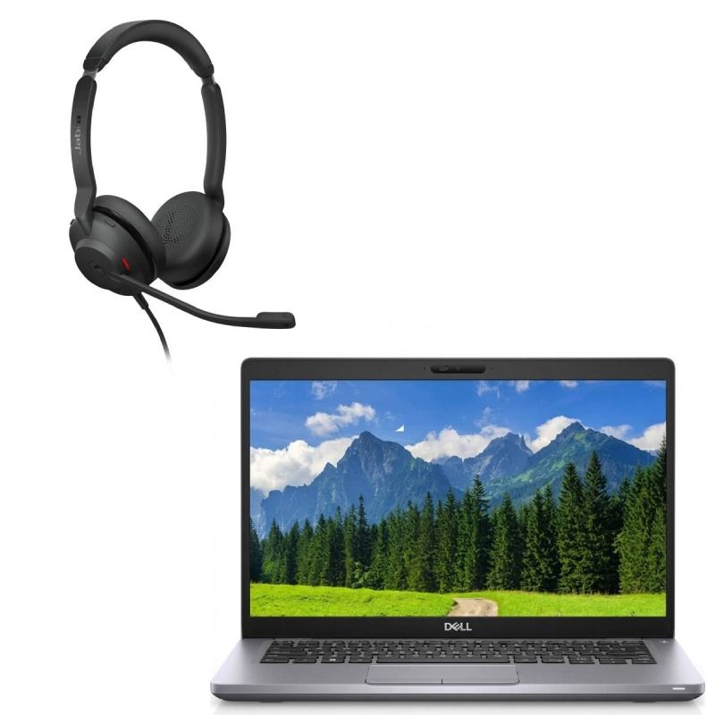 Kit de collaboration Dell Latitude 5410 + Jabra Evolve2 30 SE