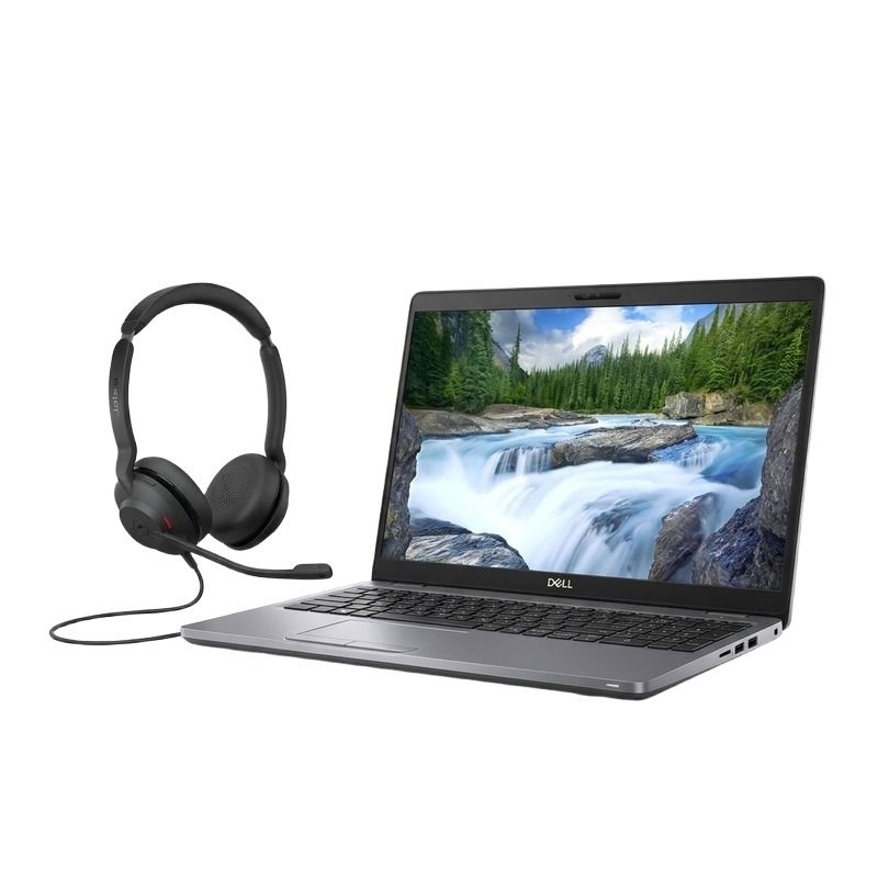 Kit de collaboration Dell Latitude 5510 + Jabra Evolve2 30 SE MS
