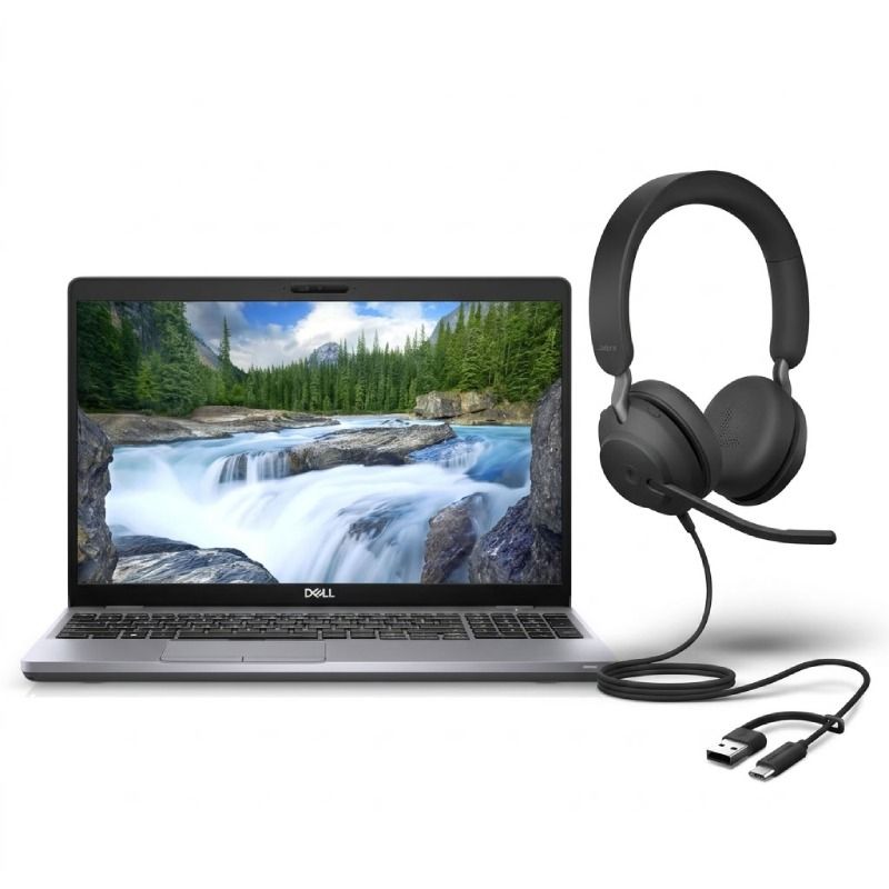 Kit de collaboration Dell Latitude 5510 + Jabra Evolve2 40 SE UC