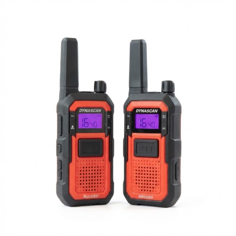 Pack 2 talkies walkies PMR446 Dynascan Rugged