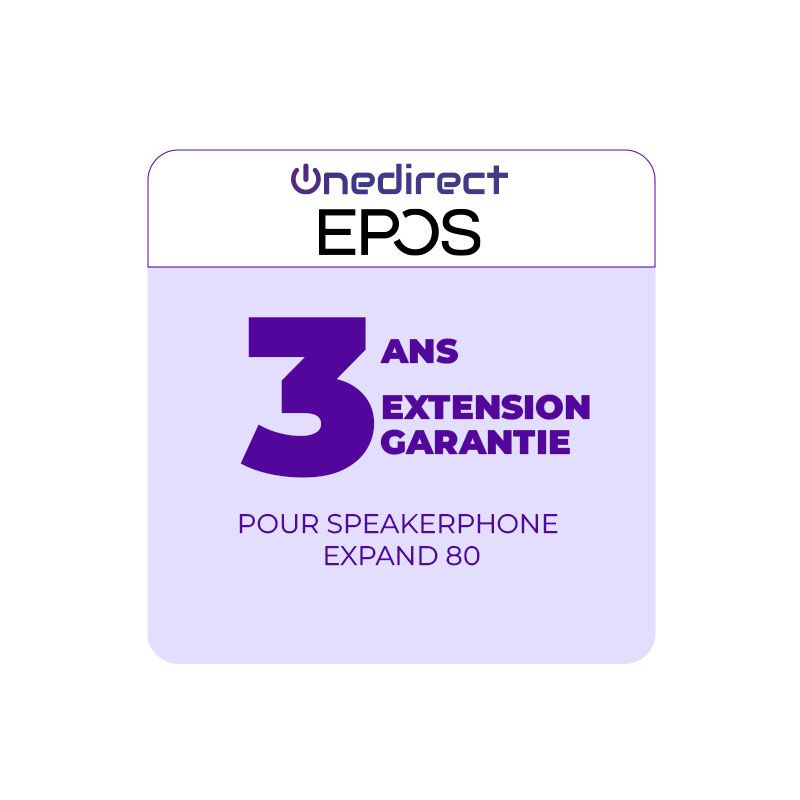 Extension de garantie 3 ans pour EPOS EXPAND 80