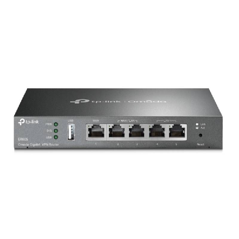 TP-Link Omada ER605 V2.6 - Routeur - commutateur 4 ports - GigE - ports WAN : 3