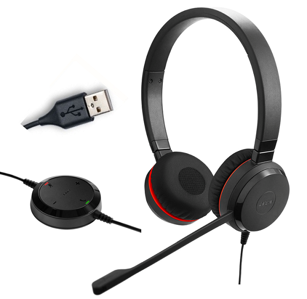 Jabra Evolve 20 USB UC Duo Edition Spéciale 