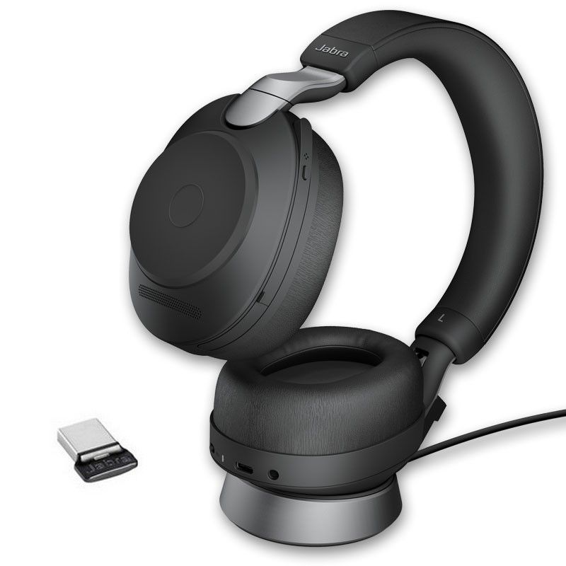 Jabra - Evolve2 85 UC Stéréo Noir USB-C avec base