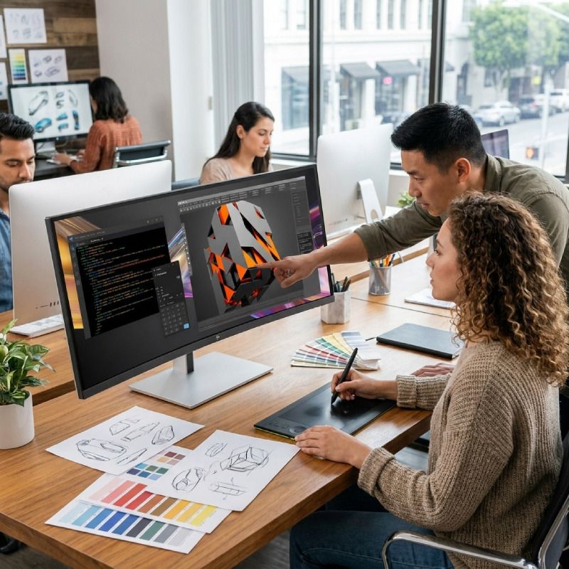 HP Series 7 Pro 738pu Écran incurvé 37,5'' Thunderbolt 4