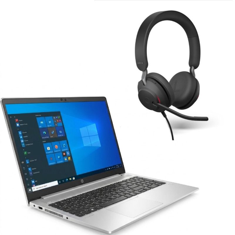 Kit de collaboration HP ProBook 650 G8 + Jabra Evolve2 40 SE