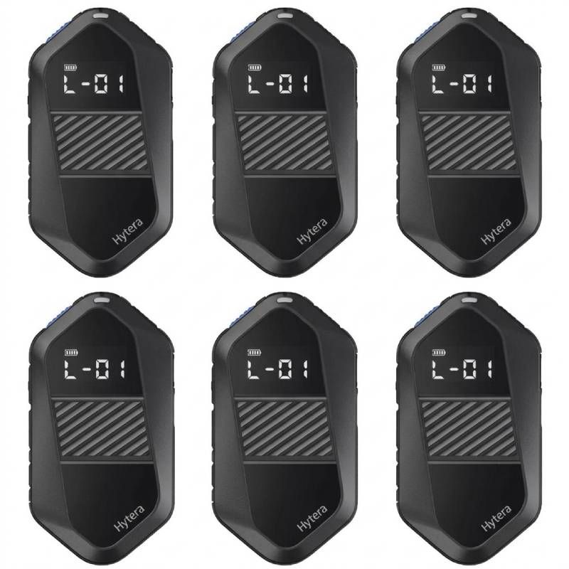 Pack de 6 talkies walkies PMR446 Hytera S1e